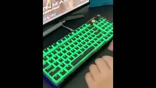 AULA Full Size RGB Mechanical Keyboard 🔥 | Screen & Knob Control | Gaming Setup