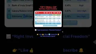 Top 5 Small Cap Mutual Funds 2025 Chhoti SIP &rarr; Bada Future  #mutualfunds #investment