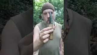 Showing off another #sl&ouml;jd #knife I made with a #laurinmetalli #bladeblank