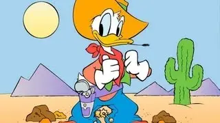 Cowboy Donald Duck Jigsaw Game
