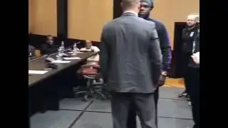 Povetkin vs Stiverne Face Off At Press Conference In Russia!!!!