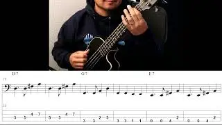 Little Grass Shack (U-Bass and Uke Play-along + TAB)