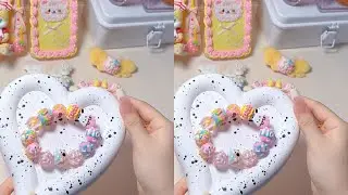 Immersive packaging: resin phone cases, beaded bracelets, hair clips!