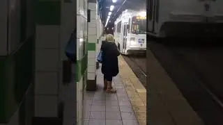 SEPTA trolley action at 13th Street Station