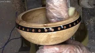 An Epoxy-and-peg Decorated Bowl