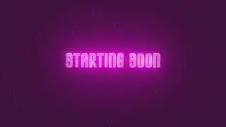 Free Starting Soon Screen | Stream Overlay for Twitch & YouTube | Free Stream Overlays | Start Scene