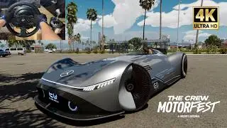 THE CREW MOTORFEST I MERCEDES-BENZ VISION EQ SILVER ARROW I THRUSTMASTER T300 RS I STEERING WHEEL