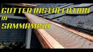 Copper Gutters in Sammamish - Seattle Area