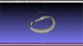 Using Meshlab to manually fix internal face issues
