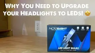 Novsight LED Headlight Install on Chevy Cruze!