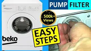 How to remove and clean filter on Beko Washing Machine & keep it Hygienically Fresh