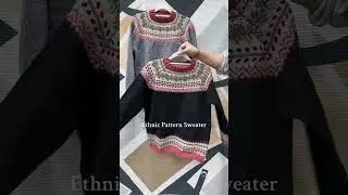 #sweater #jumper #knitwear #ethnic #basicfit #staychic #trendyyy #womenswear