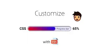 How to create / customize progress element with CSS #purecss #coding
