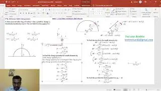 12 Physics | ELECTRIC CHARGES AND FIELDS | Electric field +Integration | JEE preparation (Tamil)