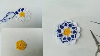 This is Absolutely Amazing Design of Crochet Flower For Beginners Tutorial |#HaadiArts