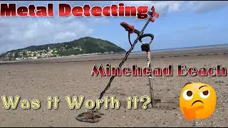 Metal Detecting Minehead Beach with Exmoor Detectorists WAS IT WORTH IT? #treasure #metaldetecting