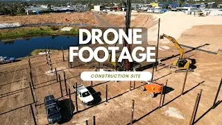 CINEMATIC Drone Shots on Construction Sites