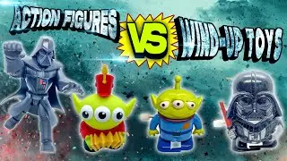 Action Figures vs Wind-up Toys | What's the Difference | Let's Put Them to The Test
