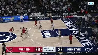 Tunca Gets the Steal and Scores vs. Fairfield | Penn State Basketball