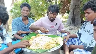 🔥 Village Pasanga Style Chicken Biriyani | Full Fire Cooking 😋