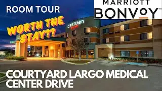 Courtyard Marriott Largo Medical Center Drive - Room Tour in 4K! Check out my comments and review!