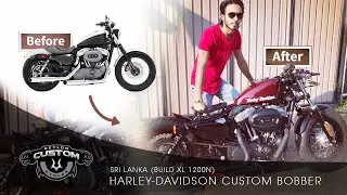 HARLEY-DAVIDSON Custom Bobber  Sri Lanka (build XL 1200N) 🇱🇰❤️
