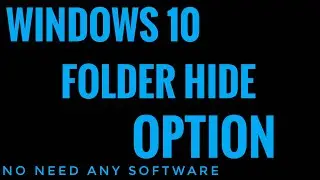 Windows 10 File Hide and show option without any software#subscribe #foryou #windows10