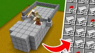 Minecraft Iron Farm Tutorial 26.2+ | BEST DESIGN - 400+ Iron Per Hour