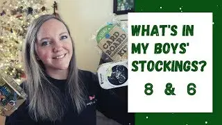 WHAT'S IN MY BOYS' STOCKINGS? || 8 + 6 YEARS OLD