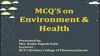 MCQS on Environment & Health