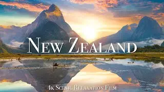 New Zealand 2K | Untouched Landscapes with Relaxing Music | Relaxation Film