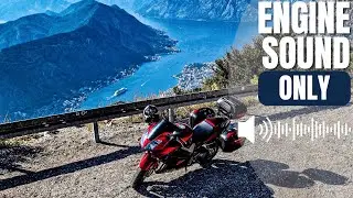 [VFR800] Montenegro's Scenic Rollercoaster - Kotor Serpentine | Raw Onboard