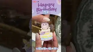 🎂✨ UNBOXING LABUBU Birthday Badge | 10TH Anniversary of The Monsters