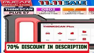 A must-have product! THINKSCAN PLUS S7 S6 S4 OBD2 Scanner ABS/SRS/TRANMISSION/ENGINE Code Scanner