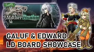 [DFFOO] Galuf and Edward LD Board Showcase | Mother Fixation LUFENIA | Kadaj