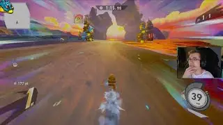 Kirby Air Riders - Mount Amberfalls in 1:17.86 (Demo)