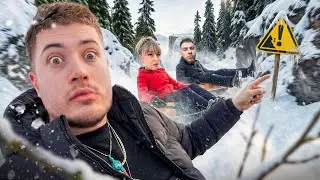 УГАРНЫЕ ПОКАТУШКИ НА ТЮБИНГЕ С ОГРОМ И ВЕРОЙ | ЧТО С СИМКОЙ???