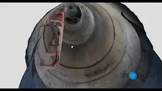3D Model of Sewer Manhole (MH) in Pioneer&trade; by SewerAI from GoPro MAX