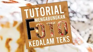 #Tutorial mengabungkan foto kedalam teks #adobe #Indesign anti ribet! #dirumahaja #sekolahdirumah