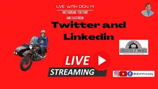 Don Moody - Live streaming to Twitter and Linkedin 👨&zwj;💻🧑&zwj;💻🤷&zwj;♂️