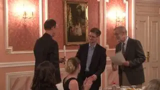 Edward Snowden receives Sam Adams award in Moscow