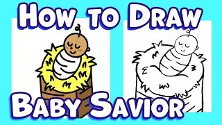 How to Draw Baby Jesus Bible Nativity