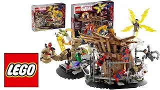 COMBINING The Two Spider-Man No Way Home Final Battle LEGO Sets!