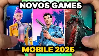 NOVO GTA NO CELULAR, WAFRAME MOBILE, FORTNITE E NOVOS JOGOS PARA ANDROID 2025