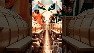 Indian 🇨🇮 Vs 🇵🇰 Pakistani train making chocolate competition #ai #india