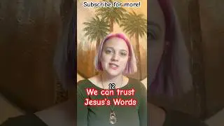 We can trust Jesus&rsquo;s Words! #trustJesus #trusttheWordofGod #hearGodsvoice #John12