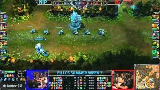 Ninjas in Pyjamas (NiP) vs Evil Geniuses (EG) || EU LCS Summer 2013 W7D1 || Full Game HD