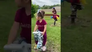 Zebra ride#shorts #pretendplay #youtubekids