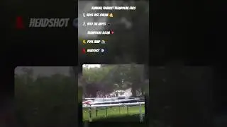 Ranking the funniest trampoline fails 😂 #shorts
