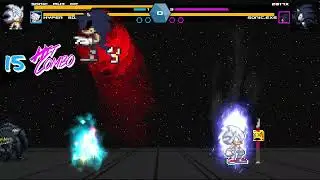 MUGEN Duo part 2 MUI Sonic OP Buff w Hyper Sonic OP
